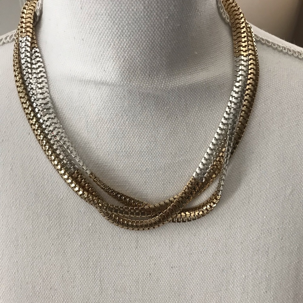 Gold and Silver Necklace